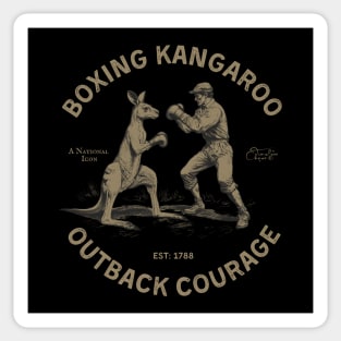 Boxing Kangaroo Outback Courage Sticker